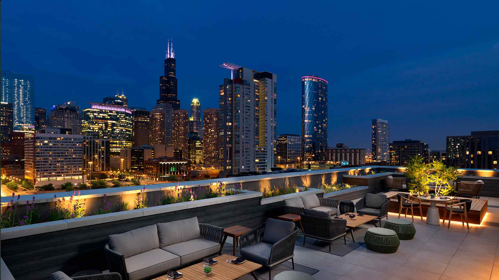 Rooftop Nobu Hotel Chicago 